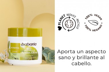 Mascarilla Capillar Babaria Aceite De Oliva 400 Ml