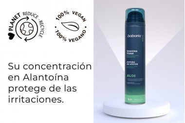 Espuma Para Afeitar Babaria Men Con Aloe 300 Ml