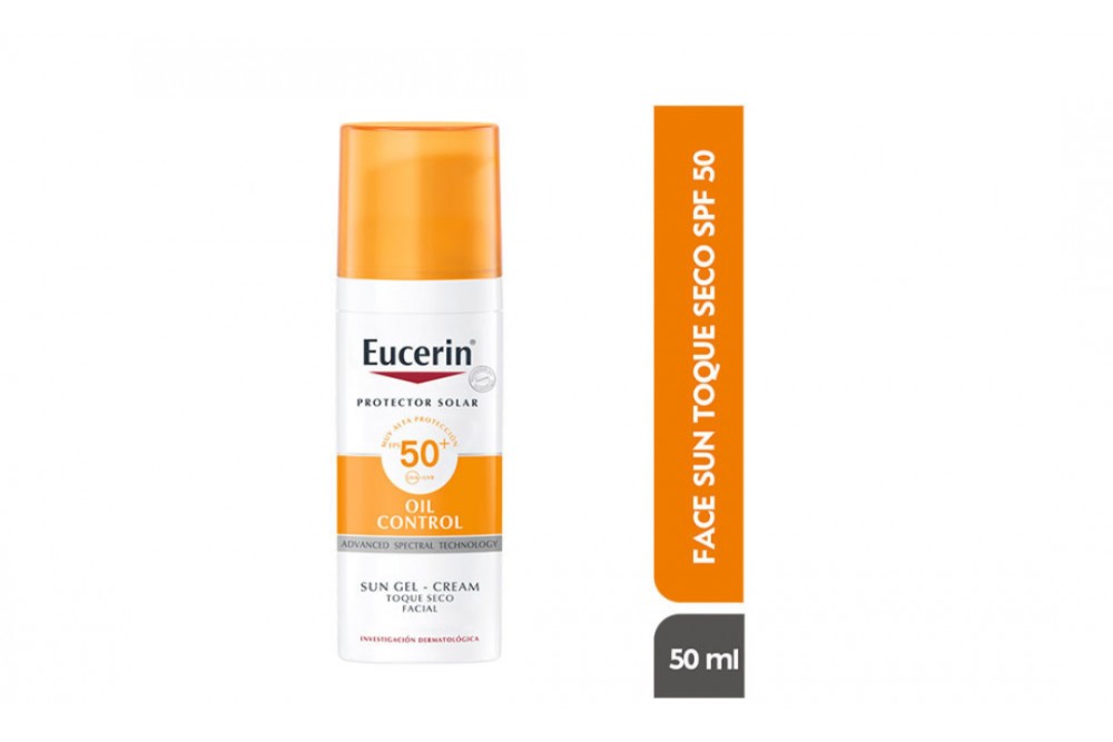 Protector Solar Eucerin Oil Control Spf 50 En Gel 50 Ml