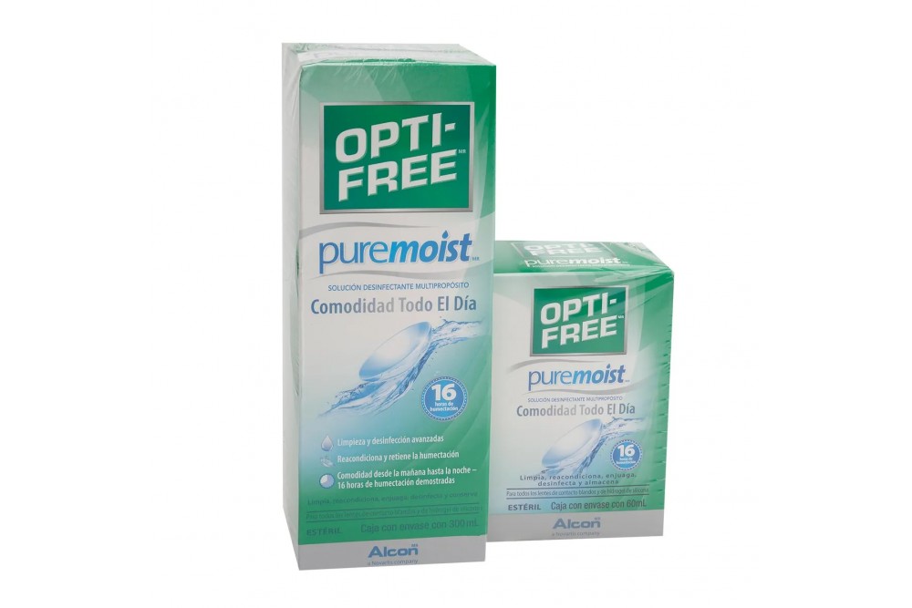 Oferta Opti-Free Puremoist Solución Desinfectante Multipropósito 300 mL
