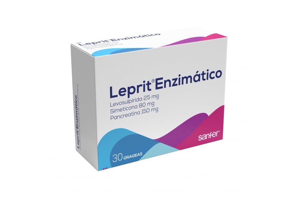 Leprit Enzimático 25/80/ 105 mg 30 Grageas