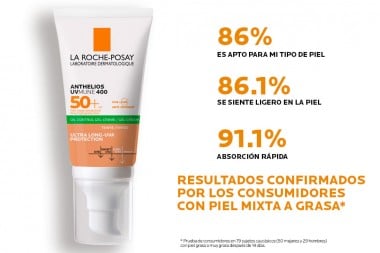 Protector Solar Anthelios Xl Spf 50 Con Color 50 Ml