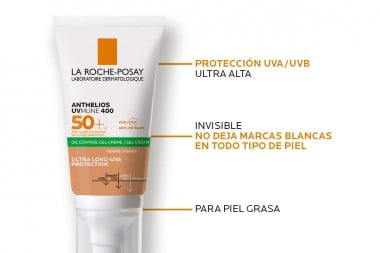 Protector Solar Anthelios Xl Spf 50 Con Color 50 Ml