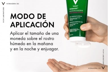 Gel Limpiador Purificante Vichy Normaderm Phytosolution 200 Ml