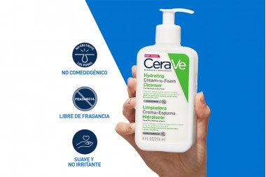 Crema Limpiadora Hidratante Cerave Piel Normal A Seca 236 Ml