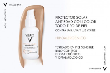 Protector Solar Antiedad Vichy Capital Soleil Spf 50 40 Ml