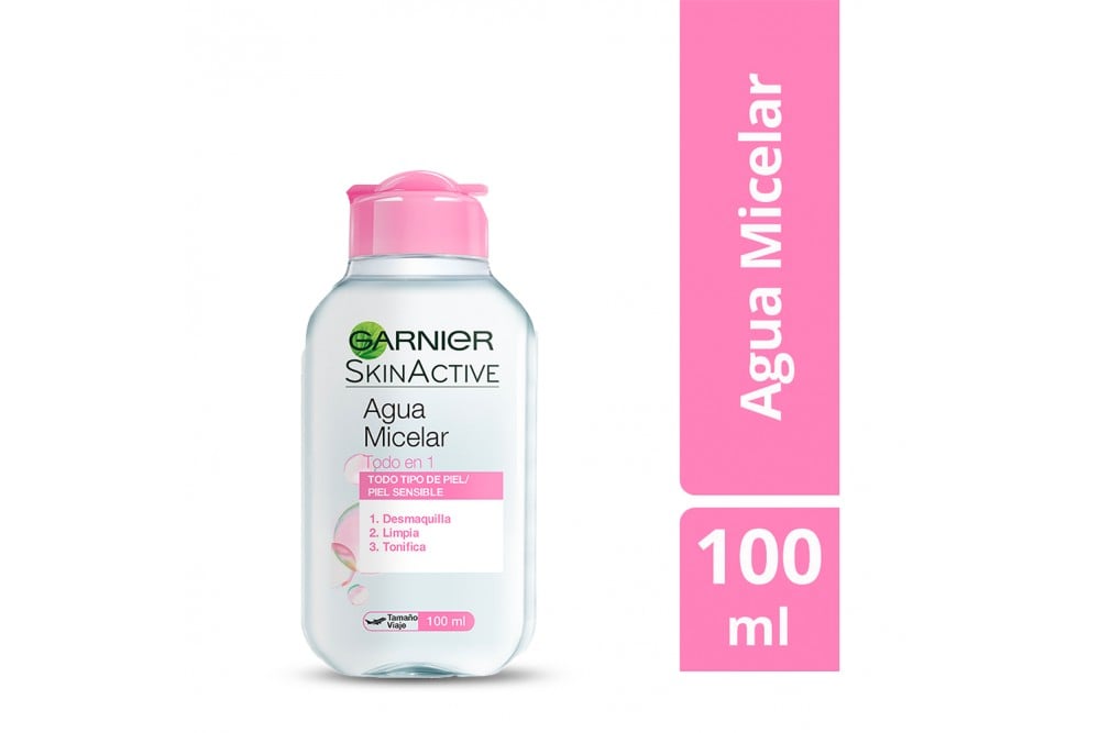 Agua Micelar Garnier Skinactive Todo En 1 100 mL