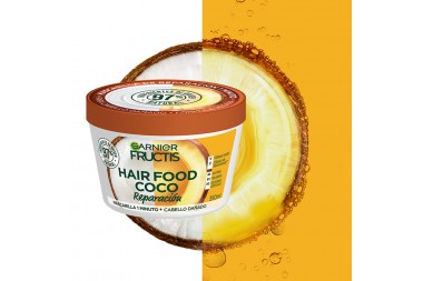 Mascarilla Capilar Garnier Fructis Reparación Hair Food Coco 350 Ml