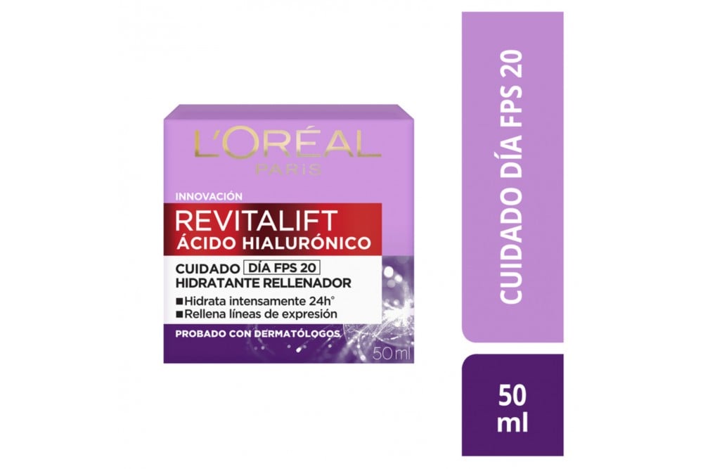 Ácido Hialurónico Revitalift Cuidado Dia Spf 50 50 Ml