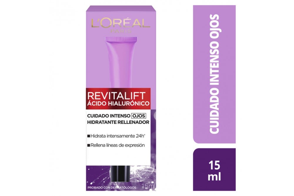 Crema Ojos L'Oreal  Revitalift  Cuidado Intensivo 15 Ml