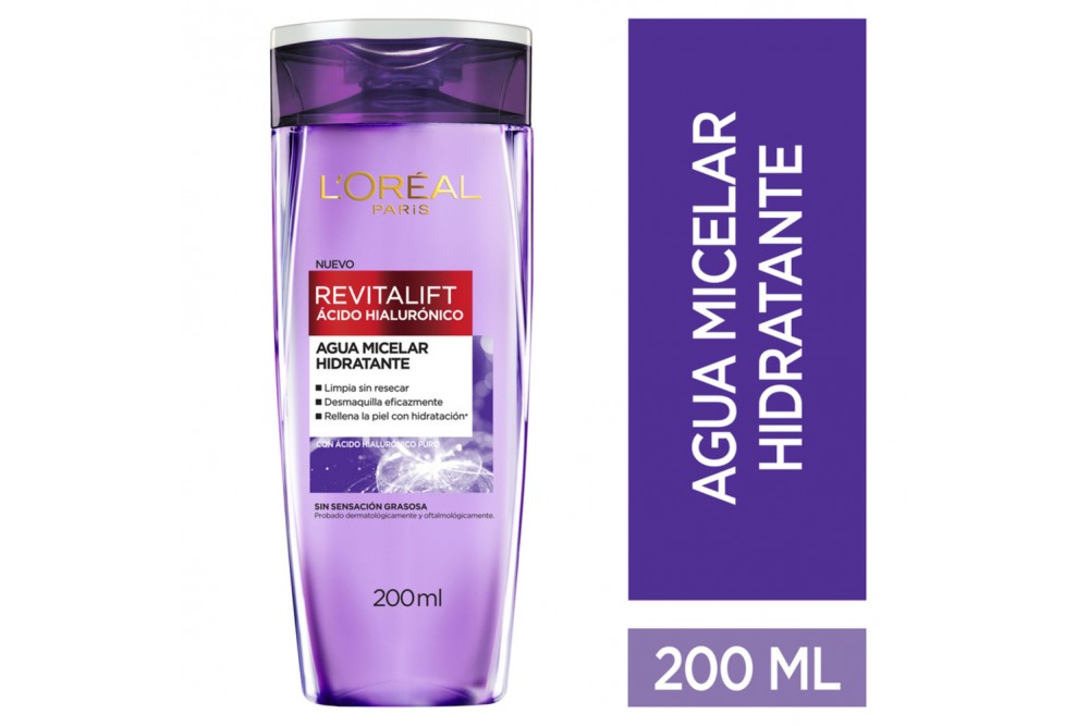 Agua Micelar Hidratante L'Oreal Revitalift 200 Ml