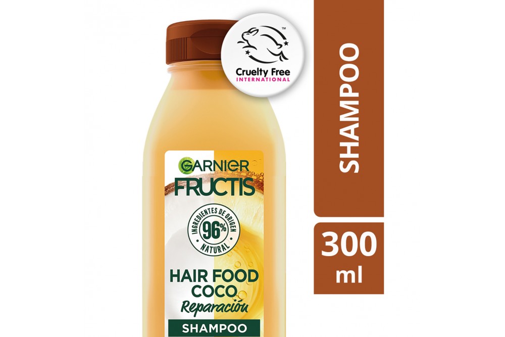 Shampoo Garnier Fructis Reparación Hair Food Coco 300 Ml