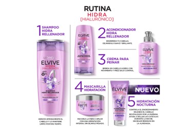 Shampoo Elvive Hidra Hialurónico 370 Ml