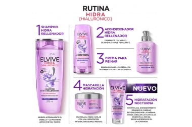 Crema Peinar Elvive Hidra Hialurónico 300 Ml