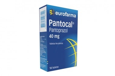 Pantoprazol Pantocal 40 mg 14 Tabletas Recubiertas