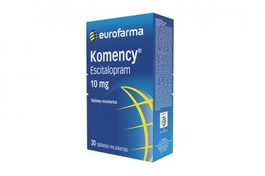 Escitalopram Komency 10 Mg 30 Tabletas Recubiertas