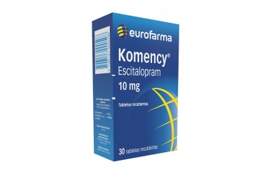 Escitalopram Komency 10 Mg 30 Tabletas Recubiertas