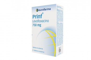 Levofloxacino Prinf 750 Mg 5 Tabletas Recubiertas