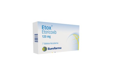 Etoricoxib Etox 120 Mg 7 Tabletas Recubiertas