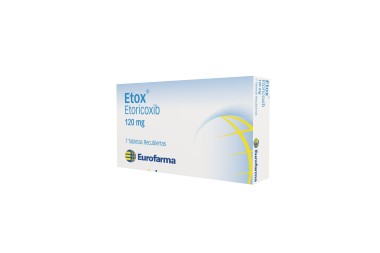 Etoricoxib Etox 120 Mg 7 Tabletas Recubiertas