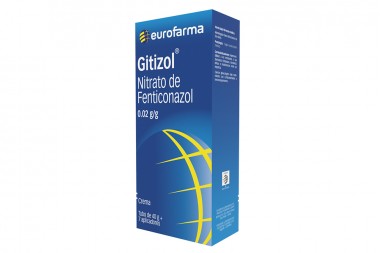 Crema Nitrato De Fenticonazol Gitizol 0.02% 40G 7 Aplicadores