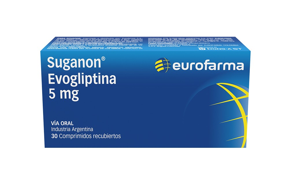 Suganon Evogliptina 5 Mg 30 Comprimidos Recubiertos