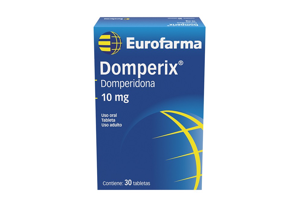 Domperidona Domperix 10 Mg 30 Tabletas