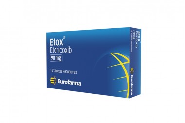 Etoricoxib Etox 90 Mg 14 Tabletas Recubiertas