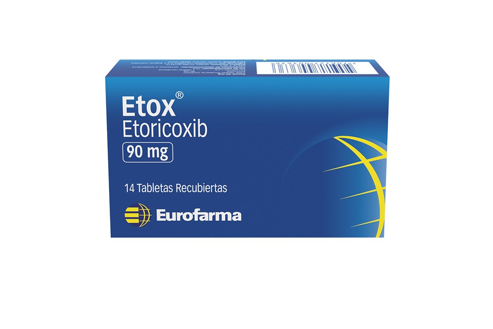 Etoricoxib Etox 90 Mg 14 Tabletas Recubiertas