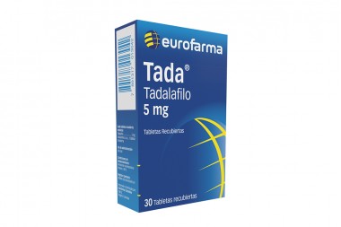 Tadalafilo Tada 5 Mg 30 Tabletas Recubiertas