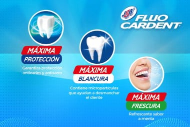 Crema Dental Fluocardent Frescura Max 50 mL