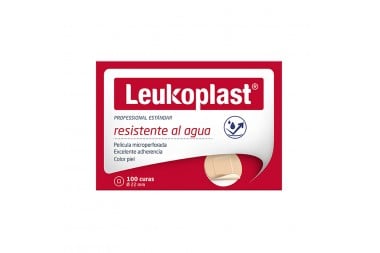 Curas Redondas Leukoplast Resistentes Al Agua 100 Unds