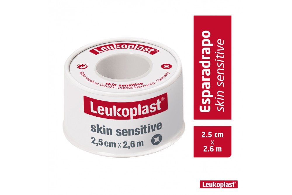 Cinta Adhesiva Leukoplast Skin Sensitive 2,5Cm X 2,6M Und