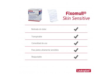 Gasa Adhesiva Fixomull Skin Sensitive 5Cm X 5Cm Und