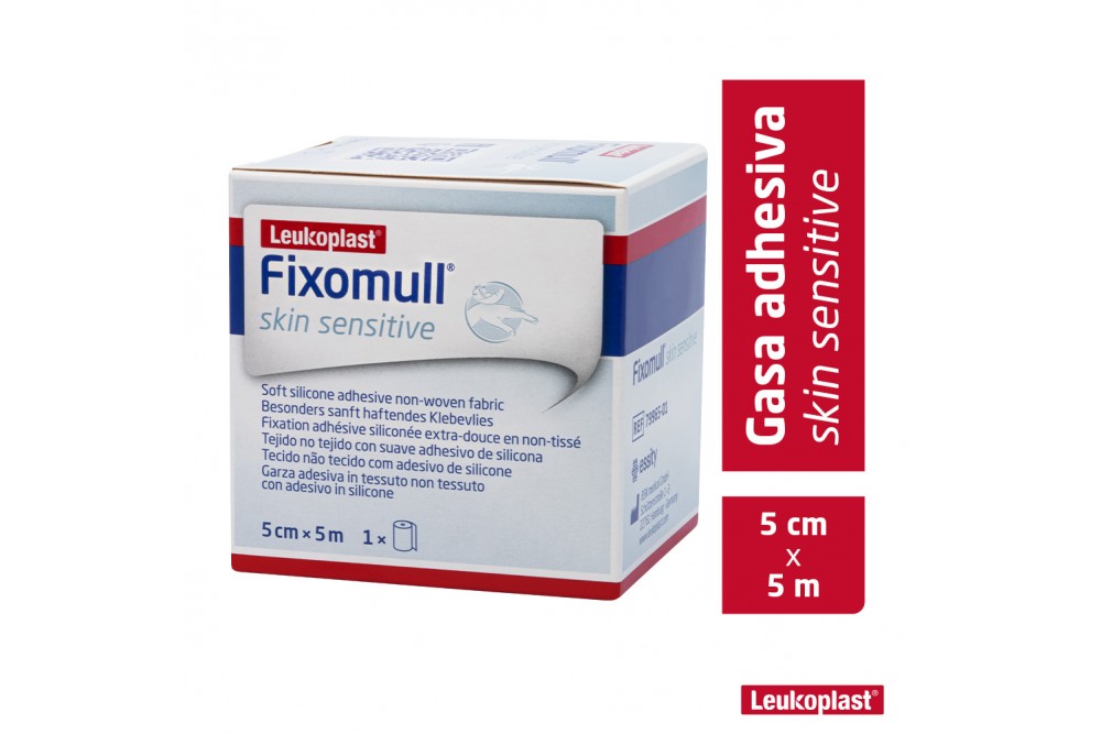 Gasa Adhesiva Fixomull Skin Sensitive 5Cm X 5Cm Und