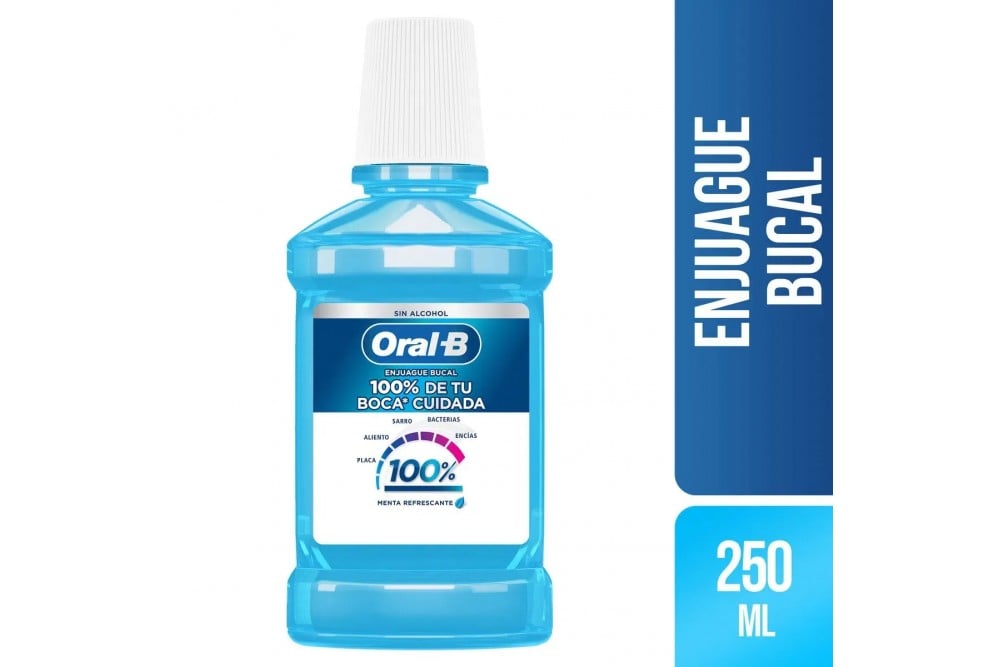 Enjuague Bucal Oral B Sin Alcohol 250 Ml