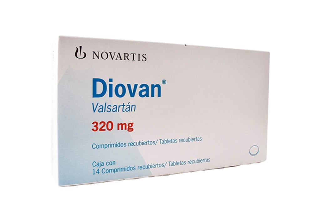 Valsartán Diovan 320 mg 14 Comprimidos Recubiertos