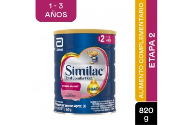 Fórmula Infantil Similac Etapa 2 Total Confort Kid 820 G