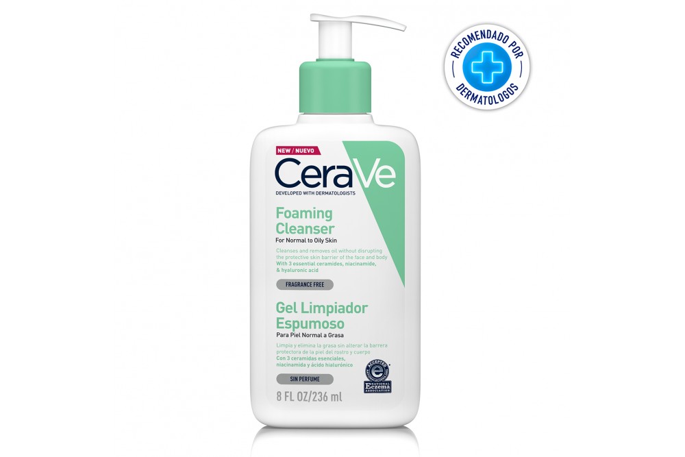 Gel Limpiador Espumoso Cerave 236 Ml