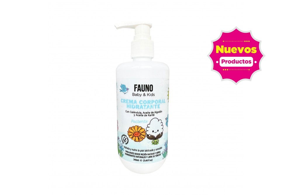 Crema Corporal Hidratante Fauno Baby & Kids 340 Ml