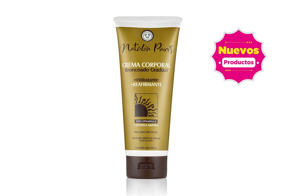 Crema Corporal Bronceado Gradual Natalia Paris 200 Ml