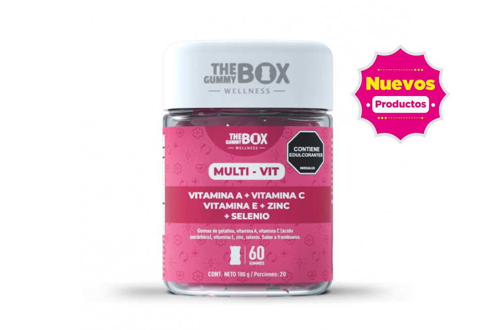 Goma De Gelatina The Gummy Box Multi Vit 180 G