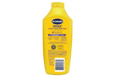 Polvos Para Piesdr. Scholl´S Ultra Fuertes Para El Mal Olor Odor-X 177 G