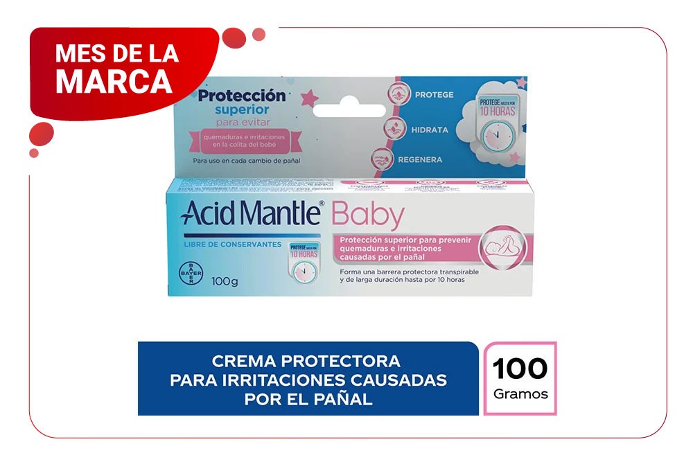 Crema Protectora Acid Mantle Baby Tubo Con 100 g