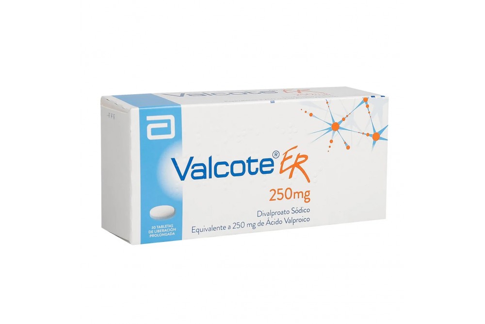 Valcote 250 Mg Caja Con 30 Tabletas De Liberación Retardada