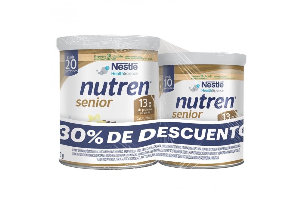 Oferta Complemento Nutricional Nutren Senior Vainilla Oferta 740 G + 370 G