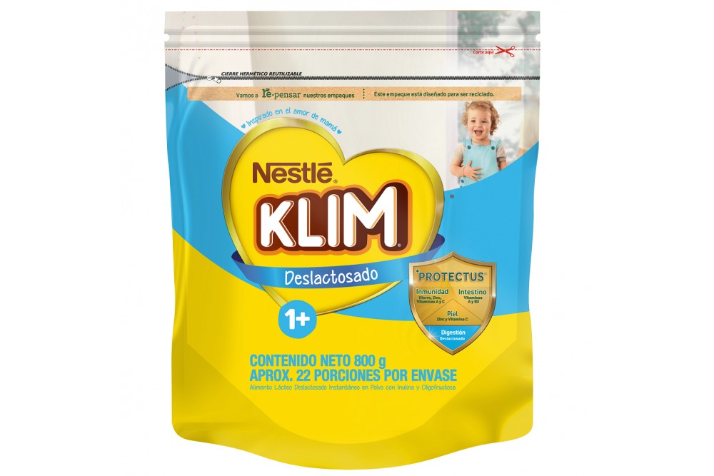 Alimento Lacteo Klim 1+ Deslactosado 800 G