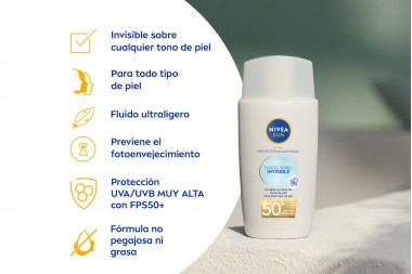 Protector Solar Facial Nivea Sun Spf 50 40 Ml