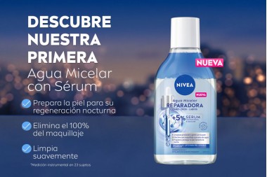 Agua Micelar Reparadora Nivea 5% De Serum 400 Ml