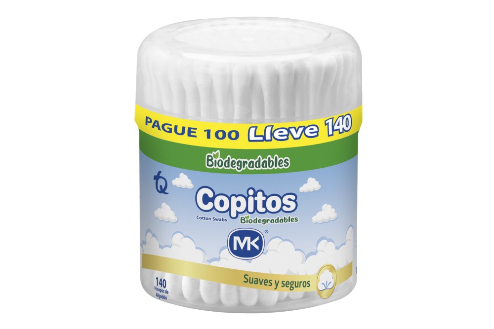 Copito Mk Biodegradables Pague 100 Lleve 140